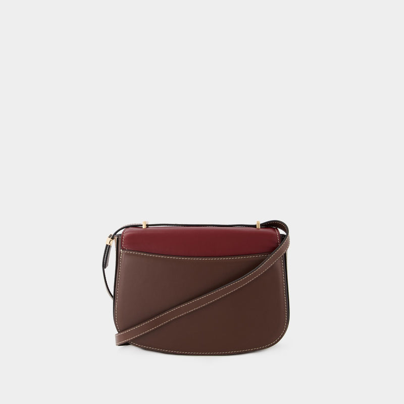 Flap Bag - Vanessa Bruno - Leather - Burgundy