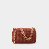 Nano Moon Bag - Vanessa Bruno - Cotton - Rosewood