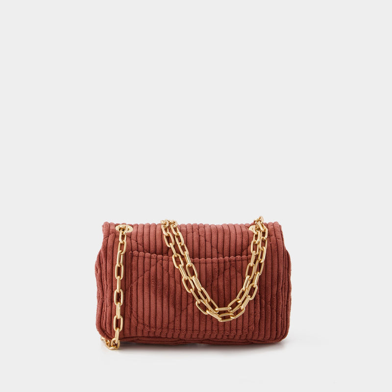 Nano Moon Bag - Vanessa Bruno - Cotton - Rosewood