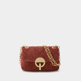 Nano Moon Bag - Vanessa Bruno - Cotton - Rosewood