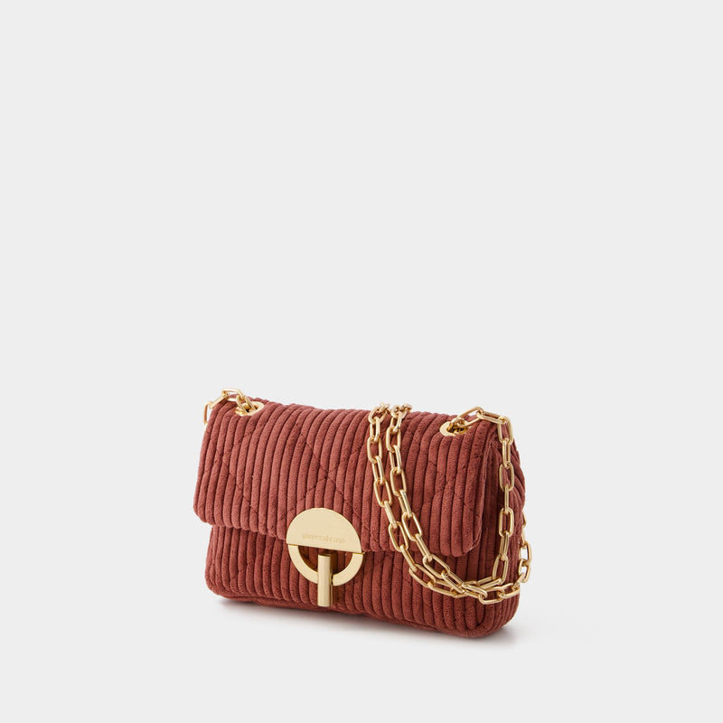 Nano Moon Bag - Vanessa Bruno - Cotton - Rosewood