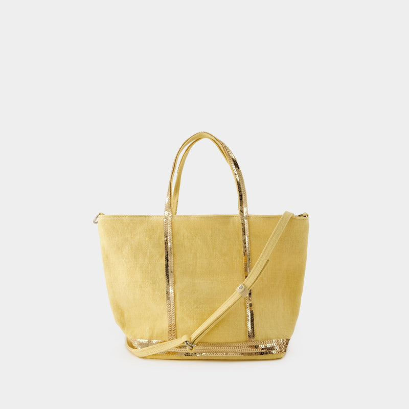 Cabas S Shopper Bag - Vanessa Bruno - Linen - Fresh Butter