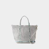 Cabas S Shopper Bag - Vanessa Bruno - Linen - Grey