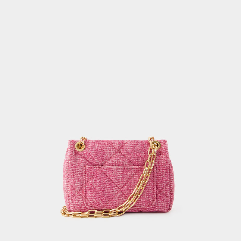 Nano Moon Crossbody - Vanessa Bruno - Cotton - Pink Fushia