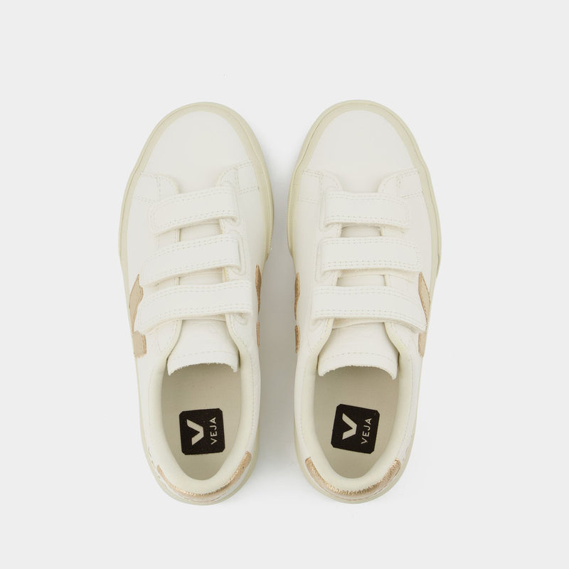 Recife Logo Sneakers - Veja - Leather - White Platine