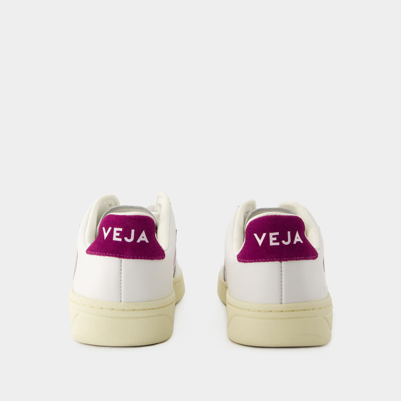 V-12 Sneakers - Veja - Leather - White Magenta