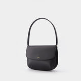 Sarah Shoulder Bag - A.P.C. - Leather - Black