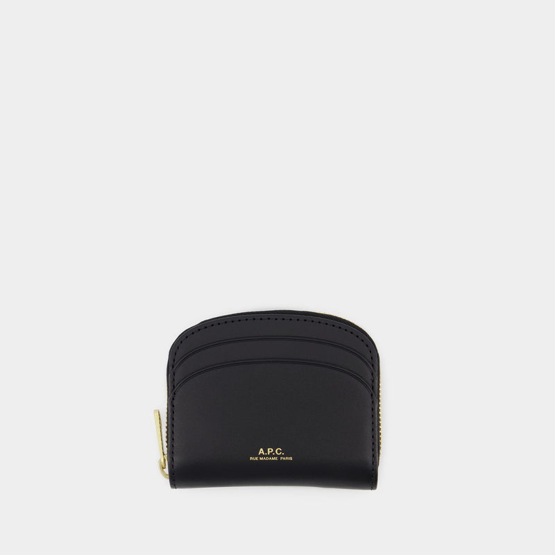 Demi Lune Mini Purse - A.P.C - Leather - Black