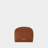 Demi Lune Mini Purse - A.P.C - Leather - Yellow