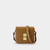 Grace Mini Bag in Brown Leather