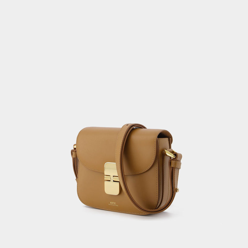 Grace Mini Bag in Brown Leather
