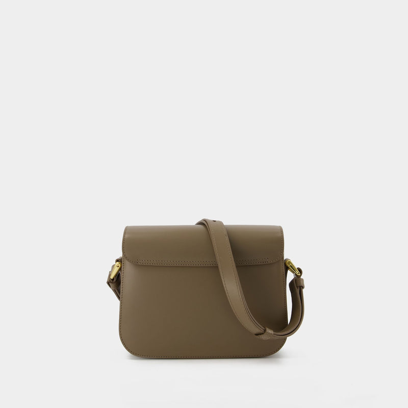 Grace Small Hobo Bag - A.P.C. - Greige - Leather