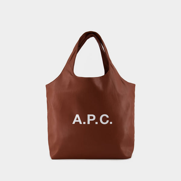 Ninon Tote Bag A.P.C Synthetic Brown