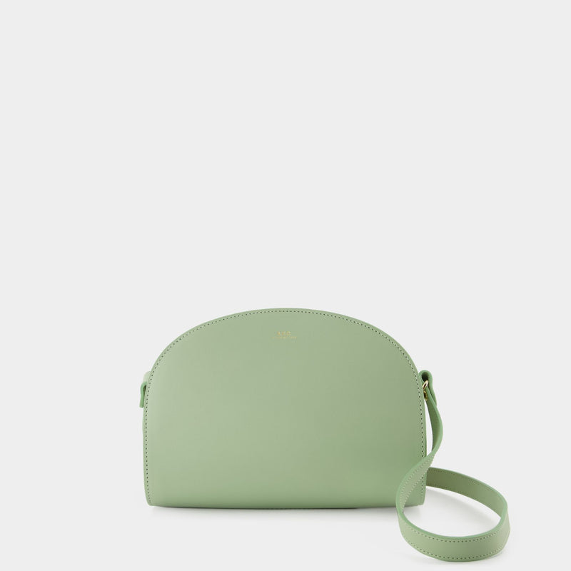 Demi-Lune Bag- A.P.C. - Leather - Green