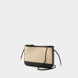 Helene Shoulder Bag - A.P.C. - Canvas - Black