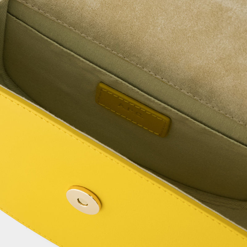 Geneve Mini Crossbody Bag - A.P.C - Leather - Yellow