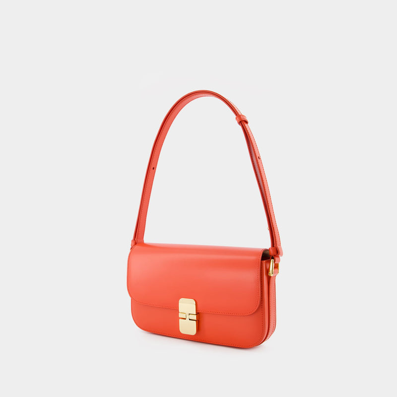 Hobo Grace Bag - A.P.C - Leather - Orange