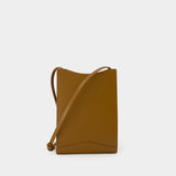 Jamie Neck Pouch - A.P.C - Leather - Brown