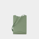 Jamie Neck Pouch - A.P.C - Leather - Green