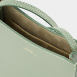 Jamie Neck Pouch - A.P.C - Leather - Green