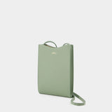 Jamie Neck Pouch - A.P.C - Leather - Green