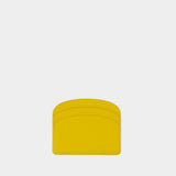 Demi-Lune Cardholder - A.P.C - Leather - Yellow
