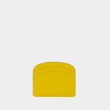 Demi-Lune Cardholder - A.P.C - Leather - Yellow