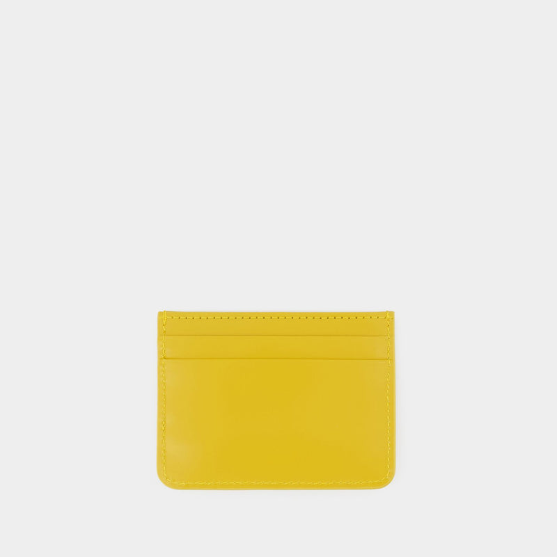 Charlotte Cardholder - A.P.C - Leather - Yellow