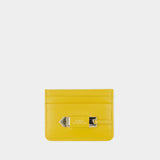 Charlotte Cardholder - A.P.C - Leather - Yellow