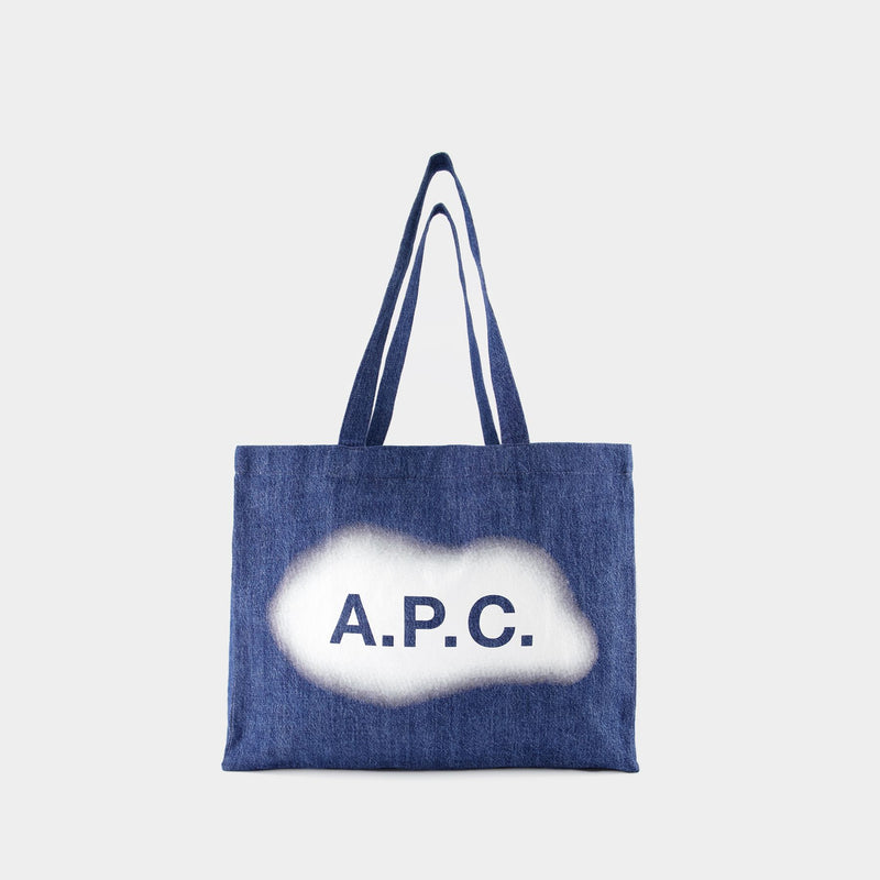 Diane Tote bag - A.P.C - Cotton - Blue