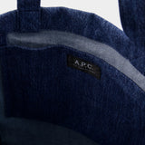 Lou Tote Bag - A.P.C - Fabric - Blue
