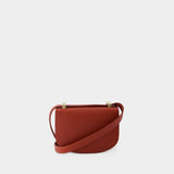 Geneve Mini Crossbody - A.P.C. - Leather - Smoked Red
