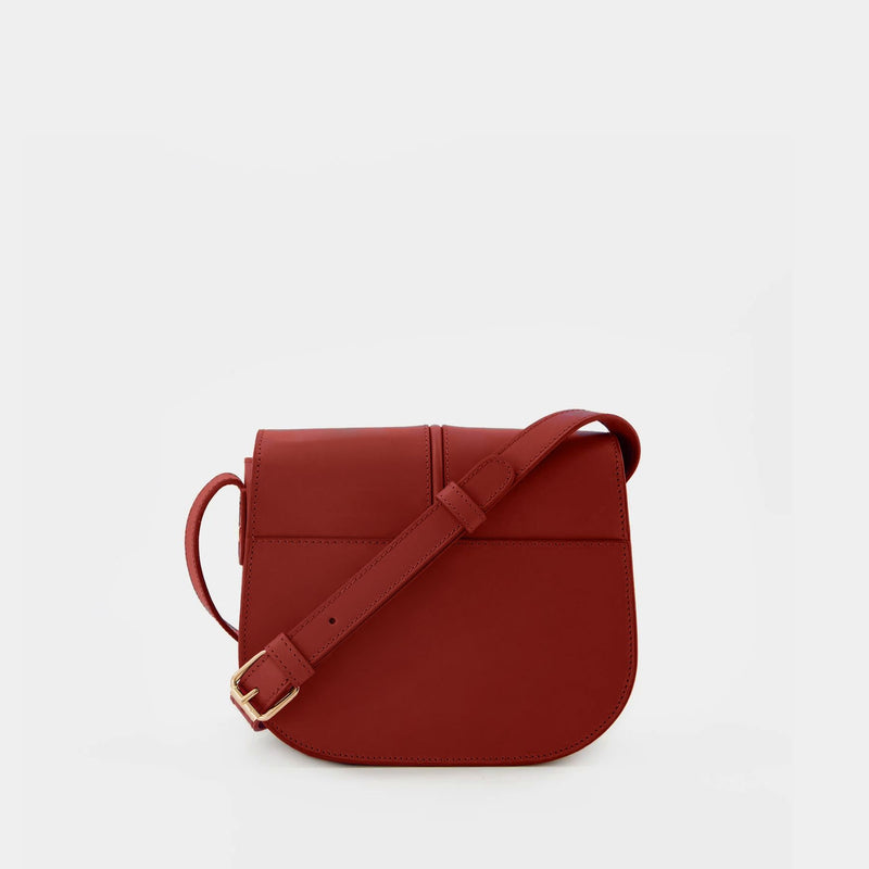 Betty Crossbody - A.P.C. - Leather - Smoked Red