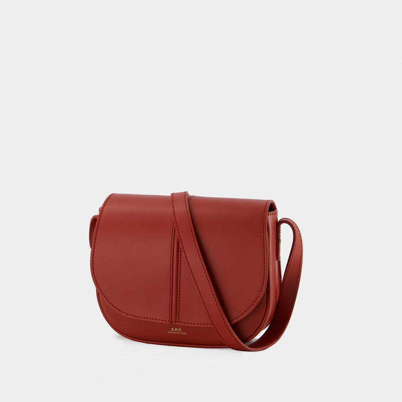 Betty Crossbody - A.P.C. - Leather - Smoked Red