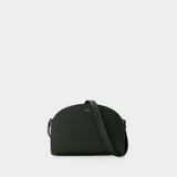 Demi-Lune Crossbody - A.P.C. - Leather - Forest Green