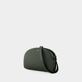 Demi-Lune Crossbody - A.P.C. - Leather - Forest Green