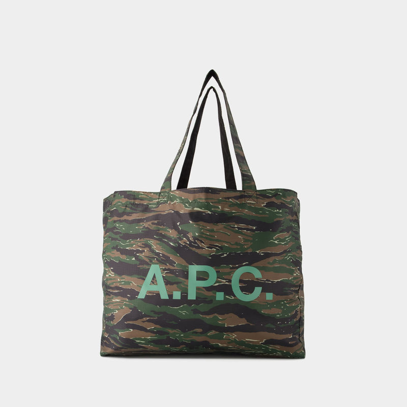 Diane Reversible Tote Bag - A.P.C. - Synthetic - Khaki