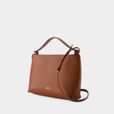 Ashley Crossbody - A.P.C. - Cotton - Hazelnut