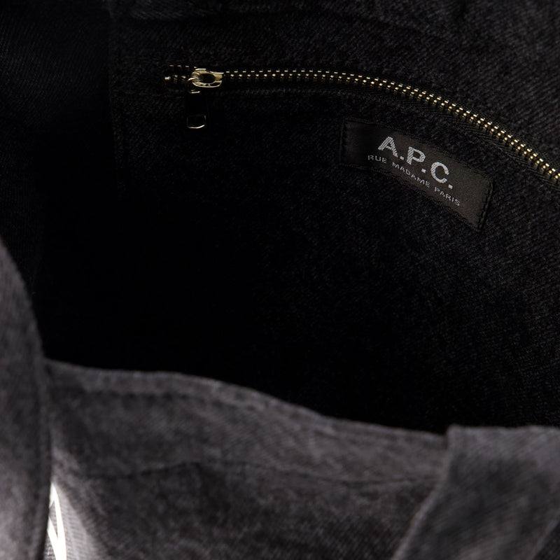 Axel Small Shopper Bag - A.P.C. - Denim - Black