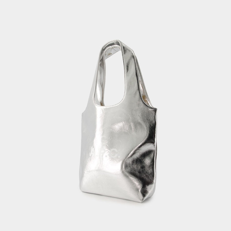 Ninon Small Tote Bag - A.P.C. - Synthetic - Silver