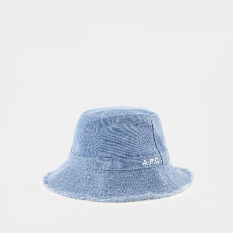 Mark Bucket Hat - A.P.C. - Cotton - Light Blue