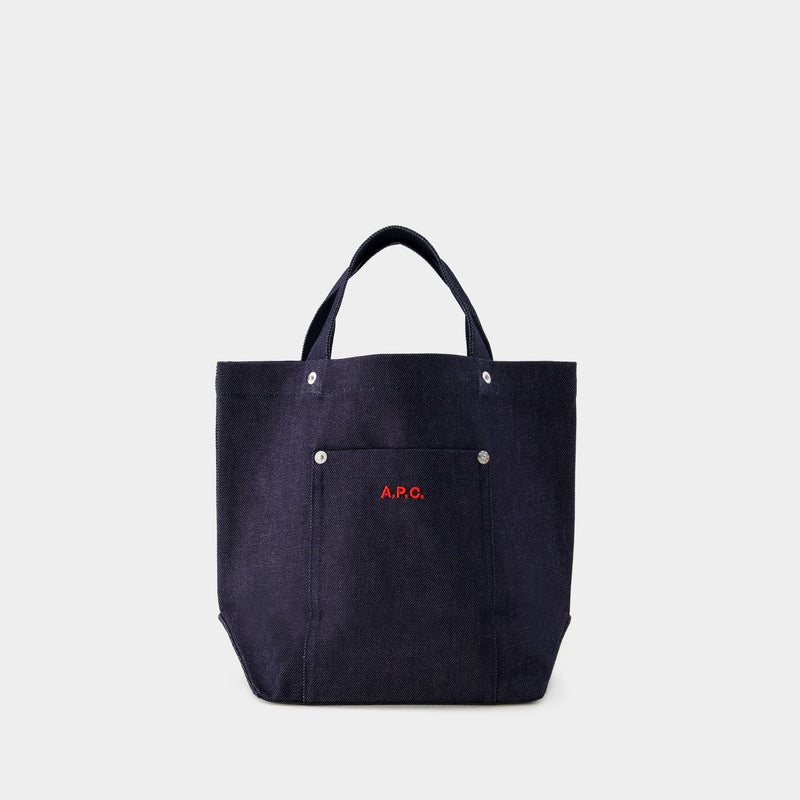 Thais Mini Blondie Shopper Bag - A.P.C. - Cotton - Blue