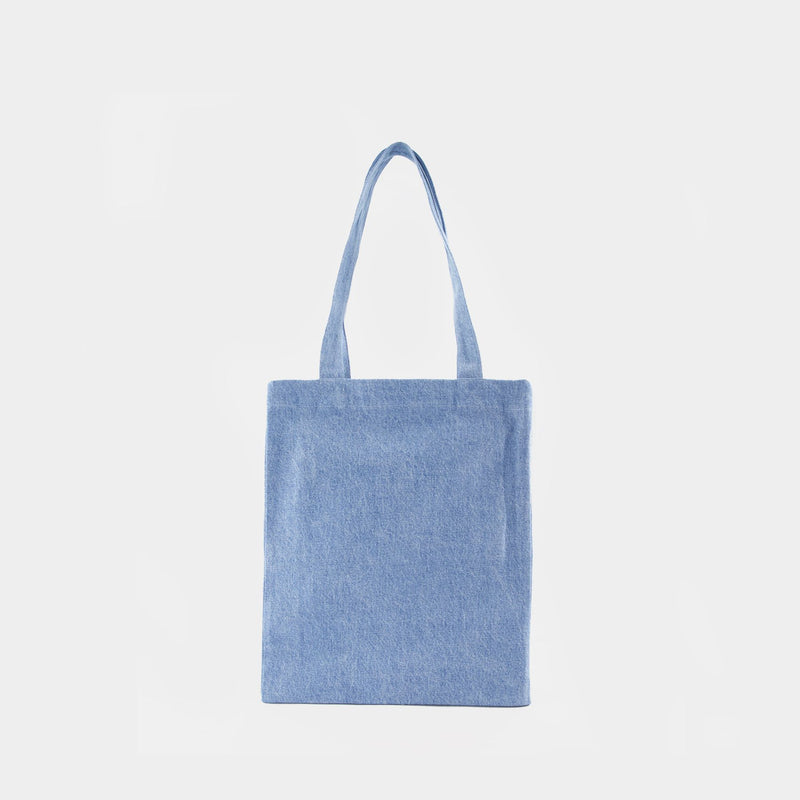 Lou Shopper Bag - A.P.C. - Cotton - Light Blue