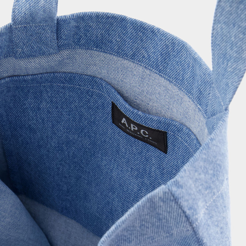 Lou Shopper Bag - A.P.C. - Cotton - Light Blue