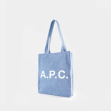 Lou Shopper Bag - A.P.C. - Cotton - Light Blue