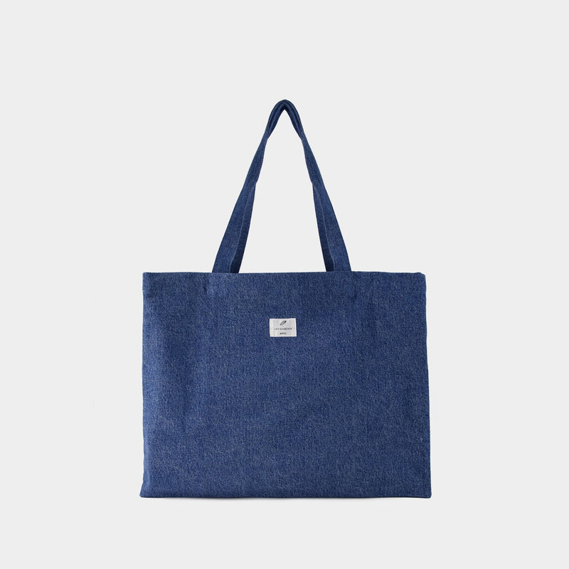 Diane Shopper Bag - A.P.C. - Cotton - Blue Denim