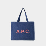Diane Shopper Bag - A.P.C. - Cotton - Blue Denim