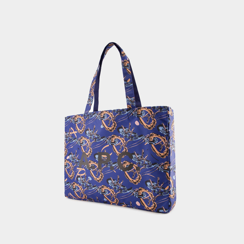 Diane Reversible Shopper Bag - A.P.C. - Synthetic - Blue