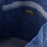 Lou Shopper Bag - A.P.C. - Cotton - Blue Denim