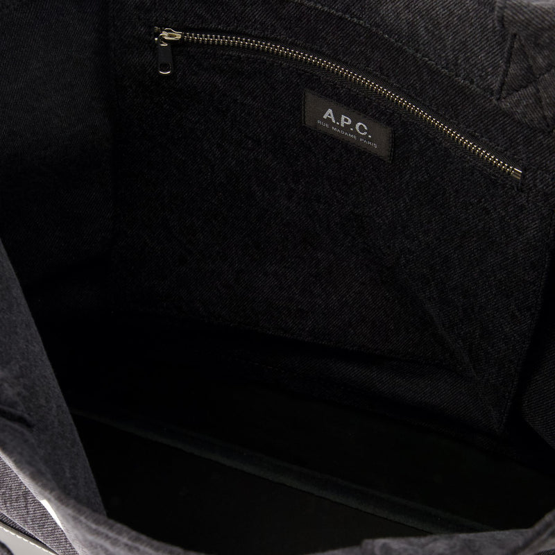 Axel Shopper Bag - A.P.C. - Denim - Black